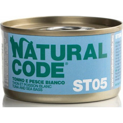 Natural Code ST05 Adult Sterilised with Tuna & White Fish 85gr