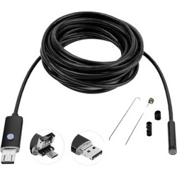 Ενδοσκοπική Κάμερα Αδιάβροχη IP67 10m 7mm για Κινητό Android και Υπολογιστή AN99