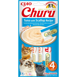 Inaba Churu Creamy Treat with Tuna & Scallop 56gr
