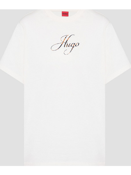 Γυναικείο T-Shirt Vintage Εκρού Hugo 50560566-102
