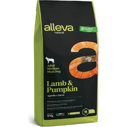Alleva Natural Low Grain Adult Lamb & Pumpkin Medium Maxi 12kg