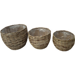 ΣΕΤ ΚΑΣΠΩ-ΚΑΛΑΘΙΑ 3τμχ ΠΛΕΧΤA ΣΤΡΟΓΓΥΛΑ BAMBOO 20230408