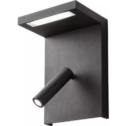 ΦΩΤΙΣΤΙΚΟ AGOS AP LED 1x6W+1x3W 3000K BLACK (5.1.2)