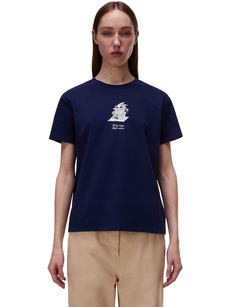 ΓΥΝΑΙΚΕΙΟ T-SHIRT NAPAPIJRI S-AΝΤΙΜΟΝΥ - ΜΠΛΕ