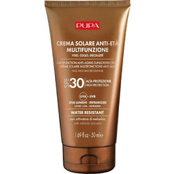 Pupa Sunscreen UVA UVB Αντηλιακή Κρέμα Προσώπου Αντιγηραντική SPF30 50ml