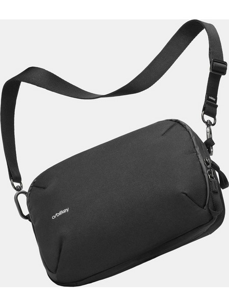 Orbitkey Travel Sling 3L Ανδρική Τσάντα Χιαστί Μαύρη
