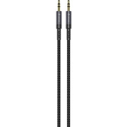 Καλώδιο Ήχου Woven Devia EC618 3.5mm/3.5mm 1m Ipure Μαύρο