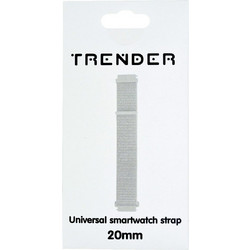 Trender TR-NY20WH Λουράκι Υφασμάτινο White (Universal 20mm)