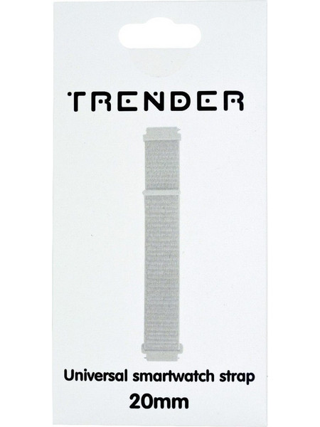 Trender TR-NY20WH Λουράκι Υφασμάτινο White (Universal 20mm)