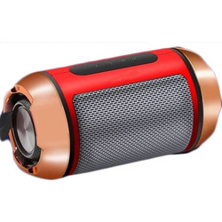 Wster WS-100 Ηχείο Bluetooth 3W με Ραδιόφωνο Κόκκινο