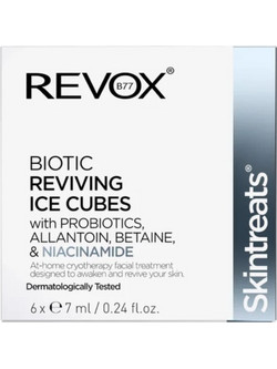 Revox B77 Skintreats Biotic Reviving Ice Cubes Ενυδατικό Serum Προσώπου για Λάμψη με Υαλουρονικό 6x7ml
