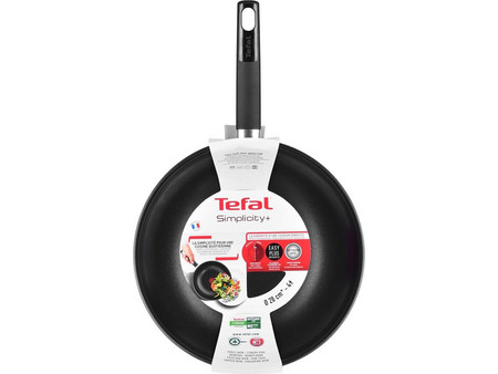 Tefal Simplicity B5821902 Wok Αλουμινίου Αντικολλητικό 28cm