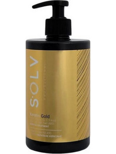 Solv Keratin Gold Hair Σαμπουάν Κερατίνης 500ml