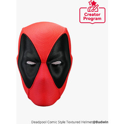 Bambu Lab, Deadpool Comic Style Textured Helmet