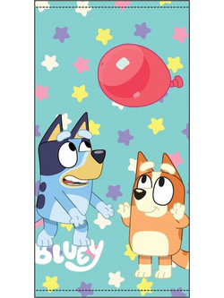 Bluey microfibre beach towel