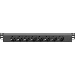 Adam Hall 87471 C20 Διανομέας 19" Rack 8-εξόδους Σούκο C20 Socket Εισόδου - Adam Hall
