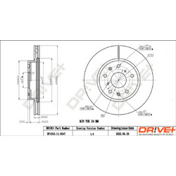 Dr!ve+ Δισκόπλακα - DP1010.11.0547