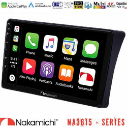 Nakamichi U-NA3615-W9 Ηχοσύστημα Αυτοκινήτου με Oθόνη Αφής 9" & GPS