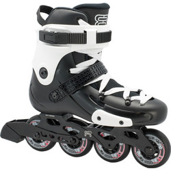 FR Skates FRW 80 Inline Rollers Ενηλίκων Μαύρα Λευκά