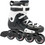 FR Skates FRW 80 Inline Rollers Ενηλίκων Μαύρα Λευκά