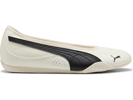PUMA Catch Soleil Ballerina 404642-01 Warm White - Black