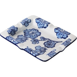 Σταχτοδοχείο blue porc.flower 13x10,5cm