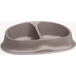 STEFANPLAST CHIC ΠΛΑΣΤΙΚΟ ΜΠΟΛ ΣΚΥΛΟΥ ΓΑΤΑΣ ΔΙΠΛΟ 2x 0,25lt μπεζ