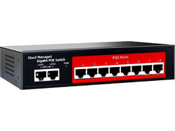 ICON GPS208 - 8 Port Gigabit PoE Cloud Managed Switch με 2 Uplink (120W)