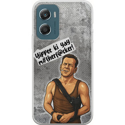 Θήκη Epic Quotes - Yippee Ki Yay Motorola Moto G06 Flexible TPU (Διάφανη Σιλικόνη)