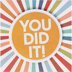 Ευχετήρια Κάρτα με Φάκελο -You Did It (7.8x7.8) - ArteBene
