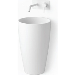 Sagna SOL LT032A Επιδαπέδιος Νιπτήρας Μπάνιου 40x40x85cm Λευκός 2045004282