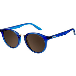 Carrera CA5036S VV1/8E Γυναικεία Γυαλιά Ηλίου Στρογγυλά Κοκάλινα Μπλε με Μαύρο Polarized Φακό