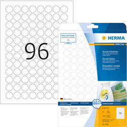 Ετικέτες λευκές Φ20mm 4386 Herma