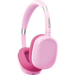 STREETZ Παιδικά Ακουστικά Κεφαλής Bluetooth, Μικρόφωνο, Ροζ BT10-PNK