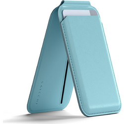 Satechi Magnetic Wallet Stand MagSafe Light Blue