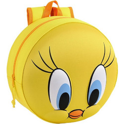 Safta 3D Looney Tunes Σχολική Τσάντα Πλάτης Νηπιαγωγείου Κίτρινη 642278358