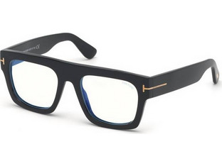 Tom Ford FT5634 001 Ανδρικός Σκελετός Γυαλιών Οράσεως Κοκάλινος Μαύρος