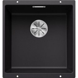 Blanco Subline 400-U Υποκαθήμενος Νεροχύτης Γρανίτη Black 43x46cm