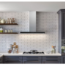FALMEC LUCE 8034122348261 ΑΠΟΡΡΟΦΗΤΗΡΑΣ TZAKI 90CM ΜΑΥΡΟ ΠΡΟΦΙΛ/ΙΝΟΧ ΣΩΜΑ ΦΩΤΙΣΜΟΣ ΝΕΟΝ TOUCH ΧΕΙΡΙΣΤΗΡΙΑ