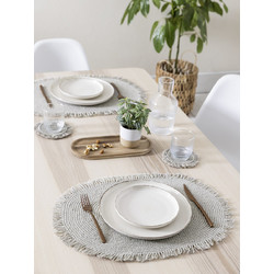 Σουπλά (35x50) - Artisan Gray της Nima Home 100% Cotton Σουπλά 35x50
