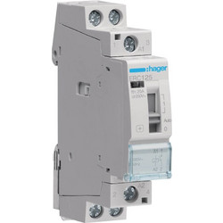 Ηλεκτρονόμος Χειροκίνητος 230V 25A 1NO Hager ERC125