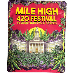 Σακουλάκι Ασφαλείας Mylar Zip Bag - Mile High 420 Festival