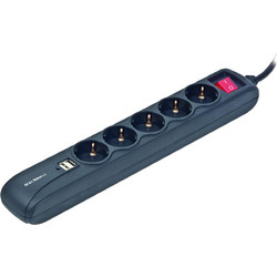 NG ΠΟΛΥΜΠΡΙΖΟ 5 ΘΕΣΕΩΝ ΜΕ USB ΘΥΡΑ SPG5U2