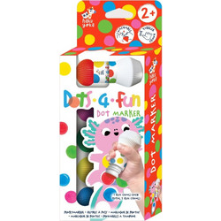 Παιδικοί Μαρκαδόροι για Βούλες Avenir Dots 4 Fun Classic Colors 5τμχ