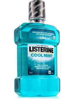 Listerine Cool Mint Στοματικό Διάλυμα Κατά της Πλάκας 1lt