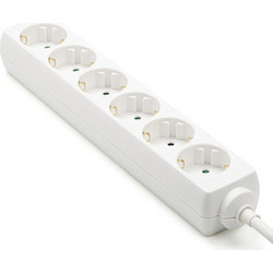 Πολύπριζο ProCable 6 Θέσεων 3m White 41162