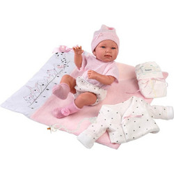 Llorens Μωρό Newborn Tina με Αλλαξιέρα Αναστημόμετρο
