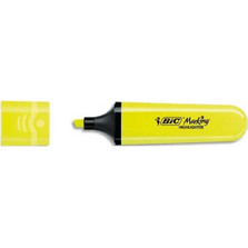 Μαρκαδόρος Υπογράμμισης Bic Flat Neon Yellow 517962