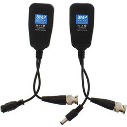 Video balun HD Passive 8MP 2τεμ Well BLN-HD-L04-WL