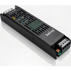 kelvo Τροφοδοτικό 150W DC24V 18,1x4,8x2,8cm Γκρι Ανθρακί Ματ